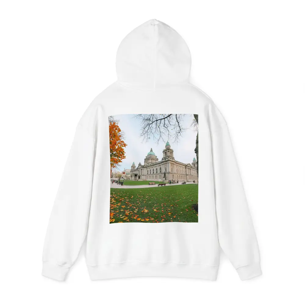 Belfast City Hall Autumn Leaves Ireland – Hoodies