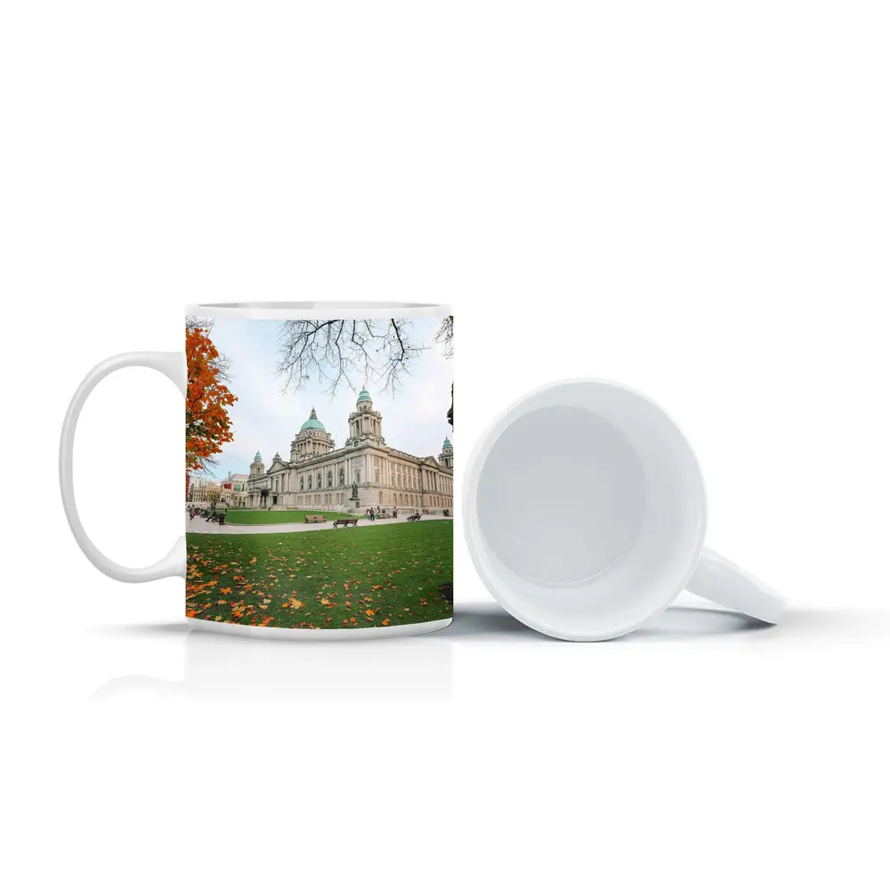 Belfast City Hall Autumn Leaves Ireland – Mugs