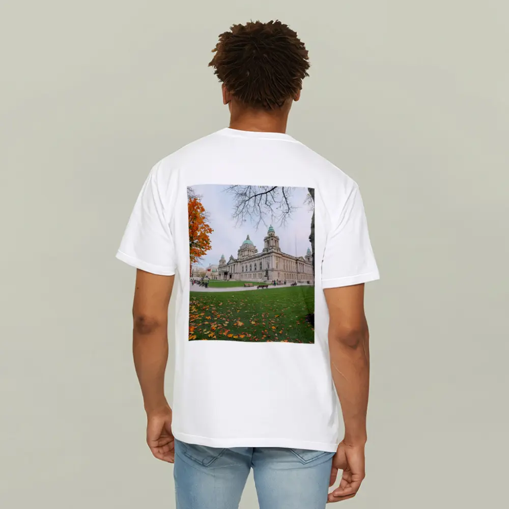 Belfast City Hall Autumn Leaves Ireland – T-Shirts
