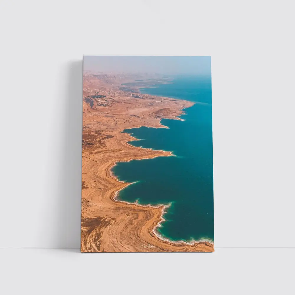 Dead Sea Aerial View Desert Coast – Wall Art