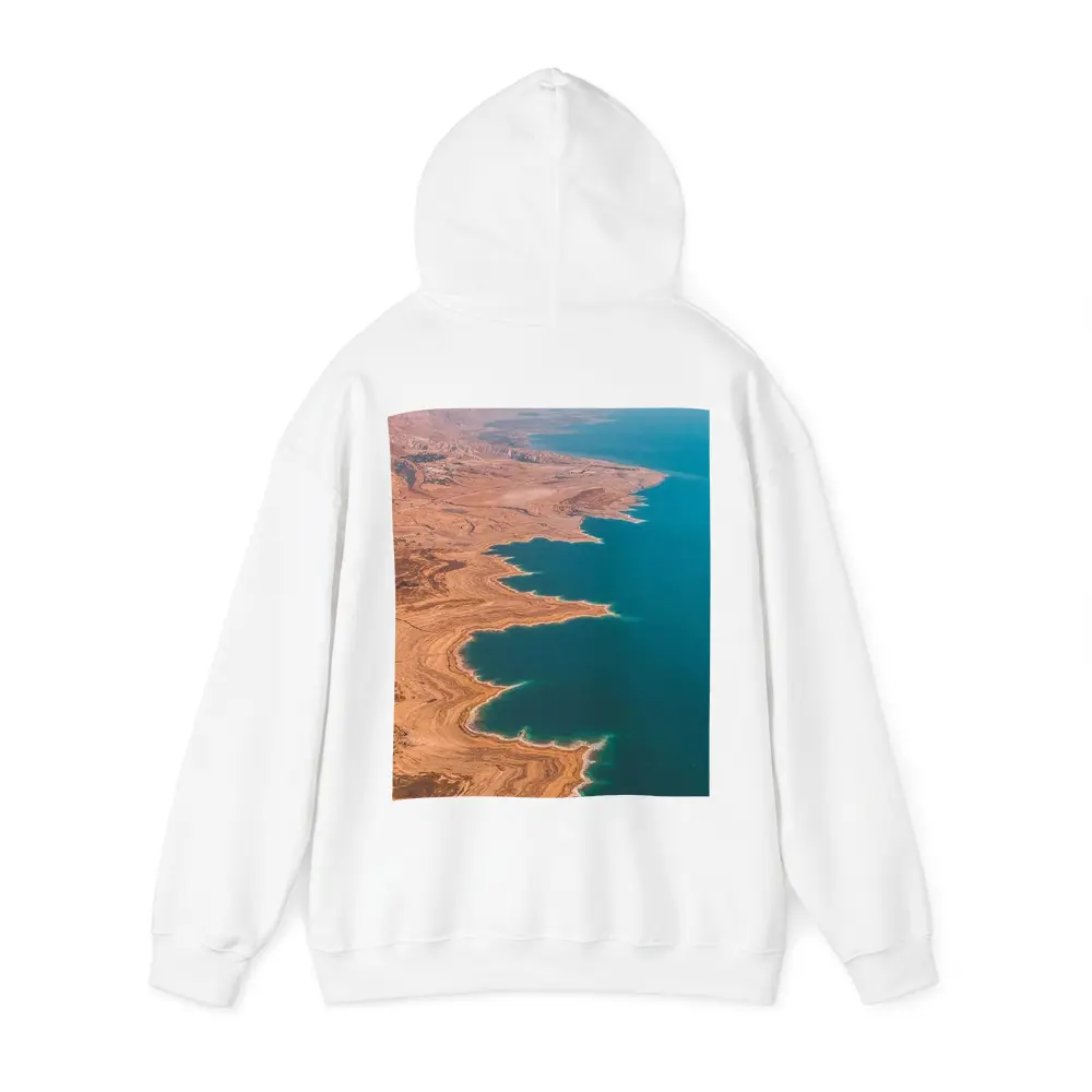 Dead Sea Aerial View Desert Coast – Hoodies