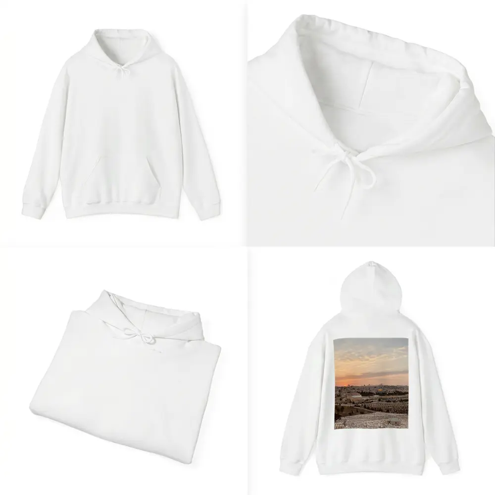 Jerusalem Old City Sunset Panoramic View – Hoodies