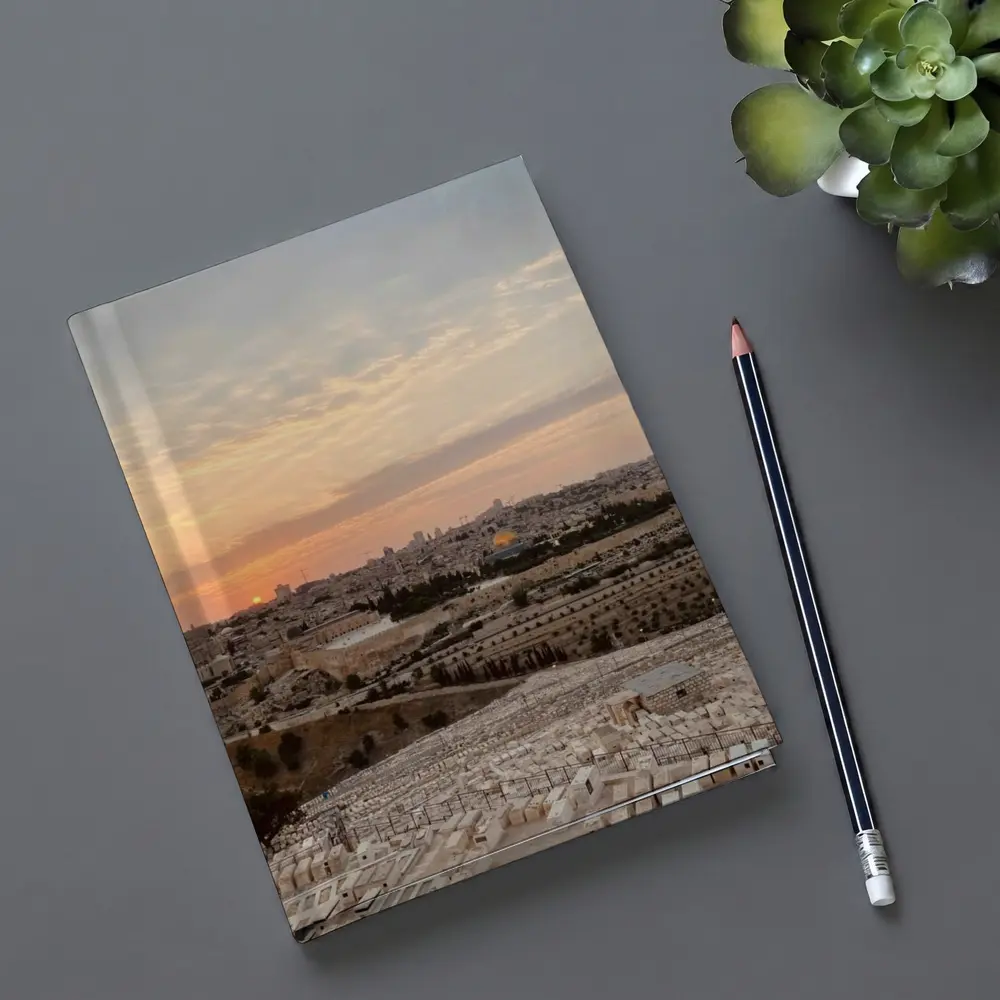 Jerusalem Old City Sunset Panoramic View – Notebooks