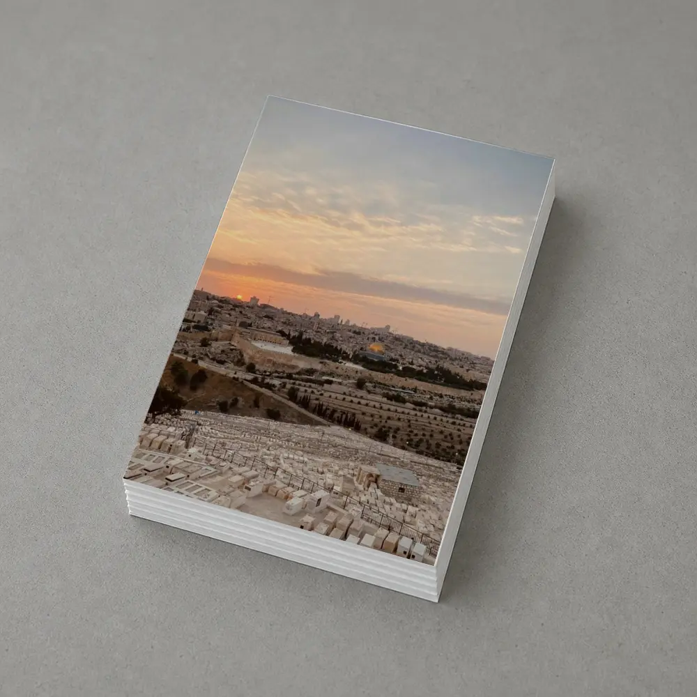 Jerusalem Old City Sunset Panoramic View – Postcards