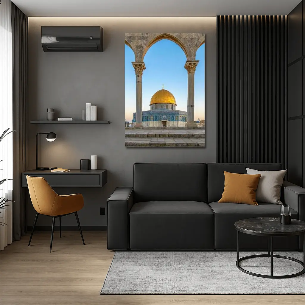 Dome of the Rock Jerusalem Blue Sky – Wall Art