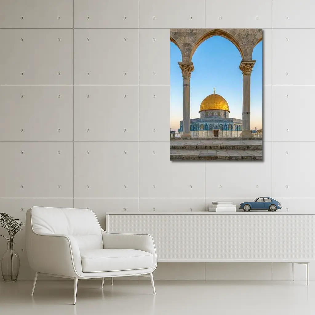Dome of the Rock Jerusalem Blue Sky – Wall Art
