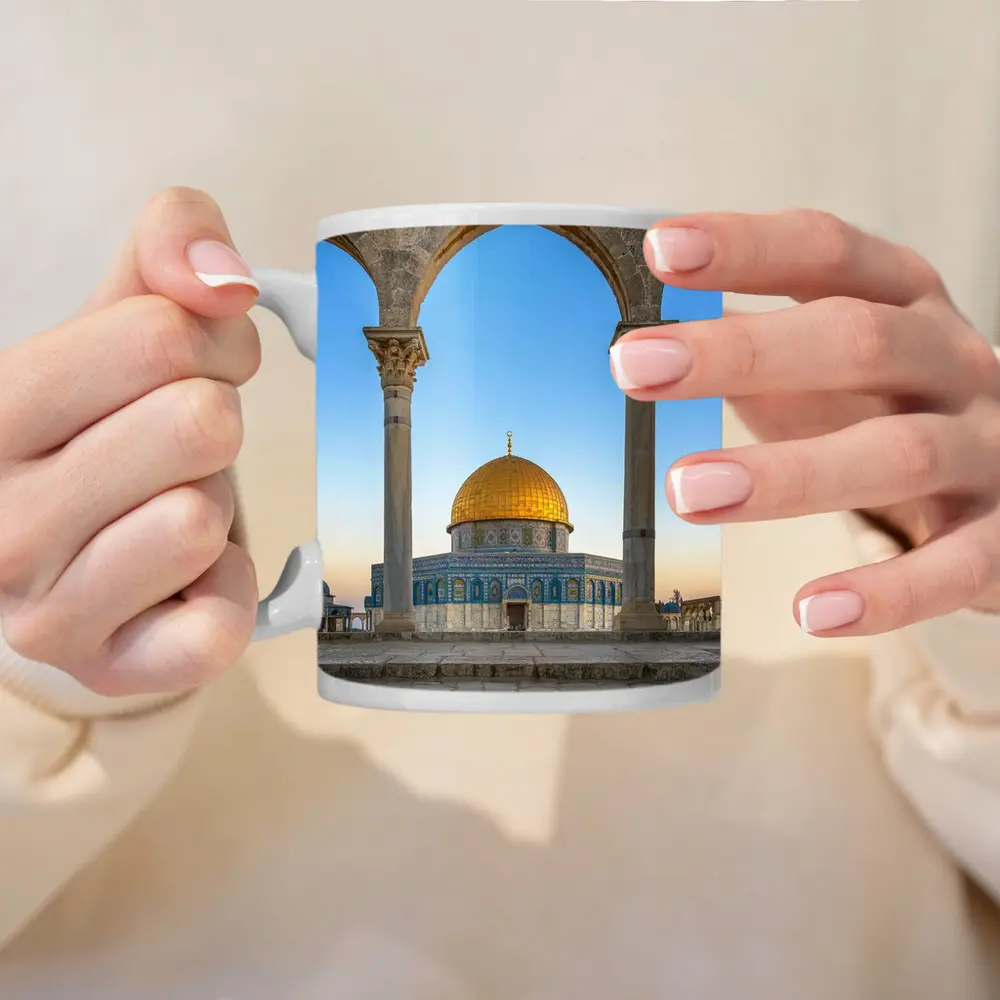 Dome of the Rock Jerusalem Blue Sky – Mugs