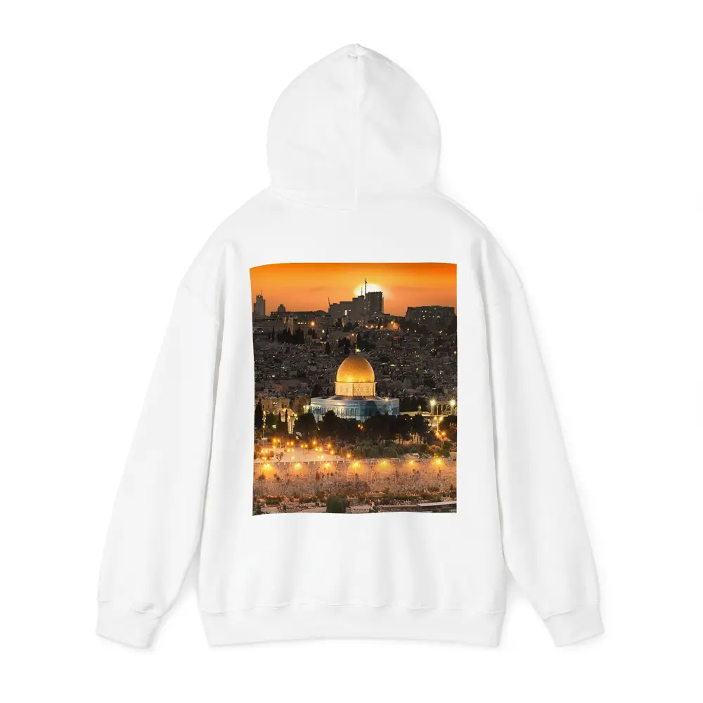 Dome of the Rock Jerusalem Sunset Skyline – Hoodies