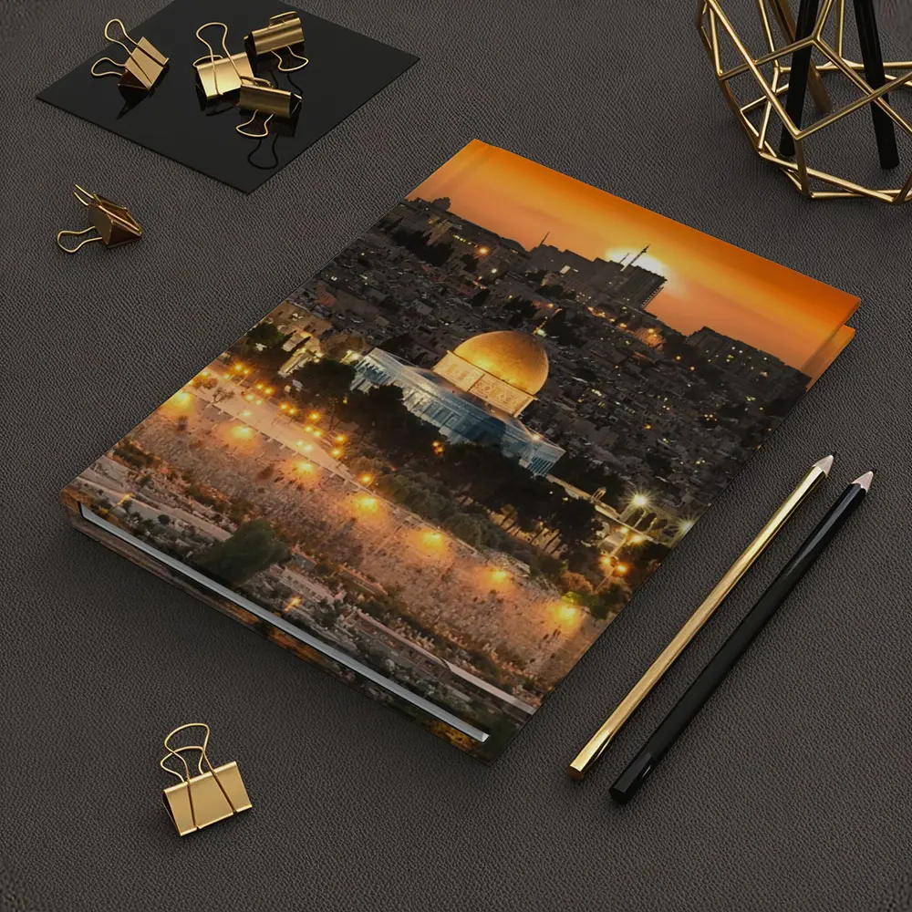Dome of the Rock Jerusalem Sunset Skyline – Notebooks