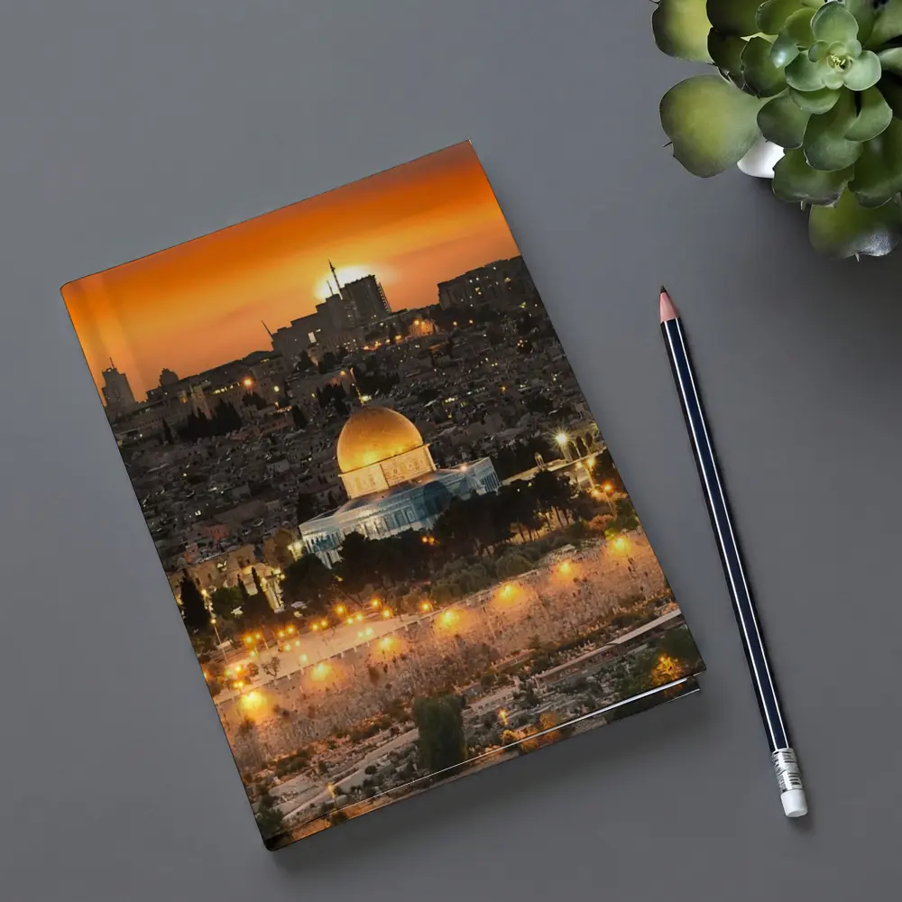 Dome of the Rock Jerusalem Sunset Skyline – Notebooks