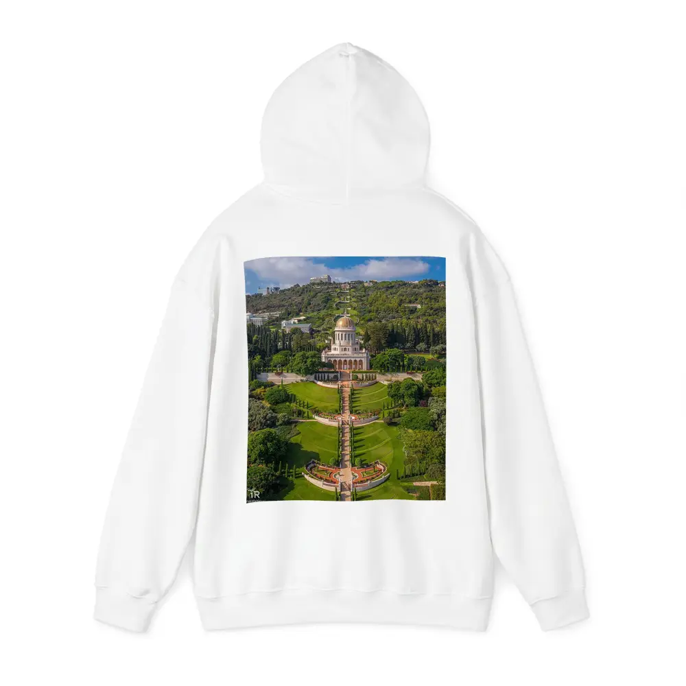 Bahai Gardens Shrine Haifa Israel Aerial View – Hoodies