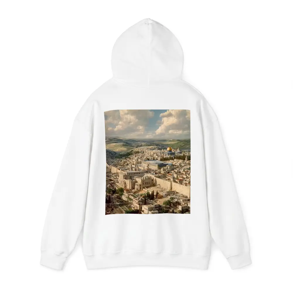 Jerusalem Old City Aerial Panoramic View – Hoodies