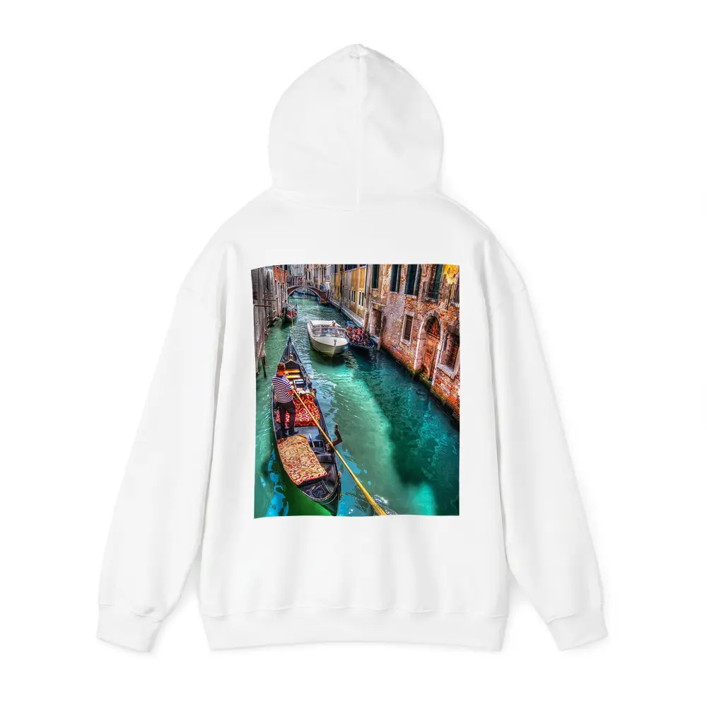 Venice Canal Gondola Italy Turquoise Water – Hoodies