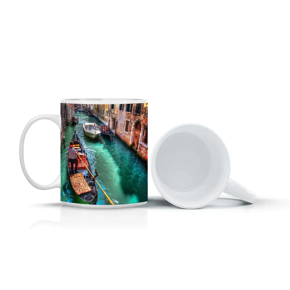 Venice Canal Gondola Italy Turquoise Water – Mugs