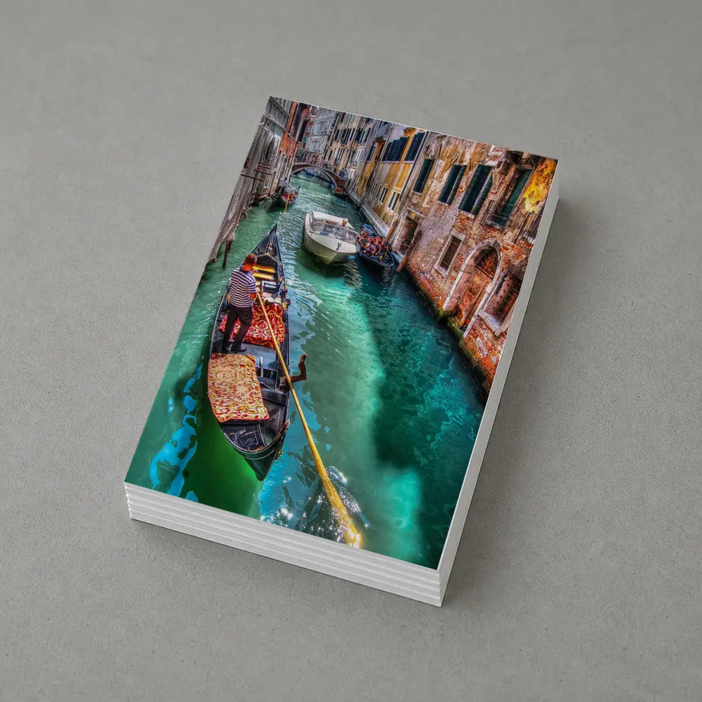 Venice Canal Gondola Italy Turquoise Water – Postcards