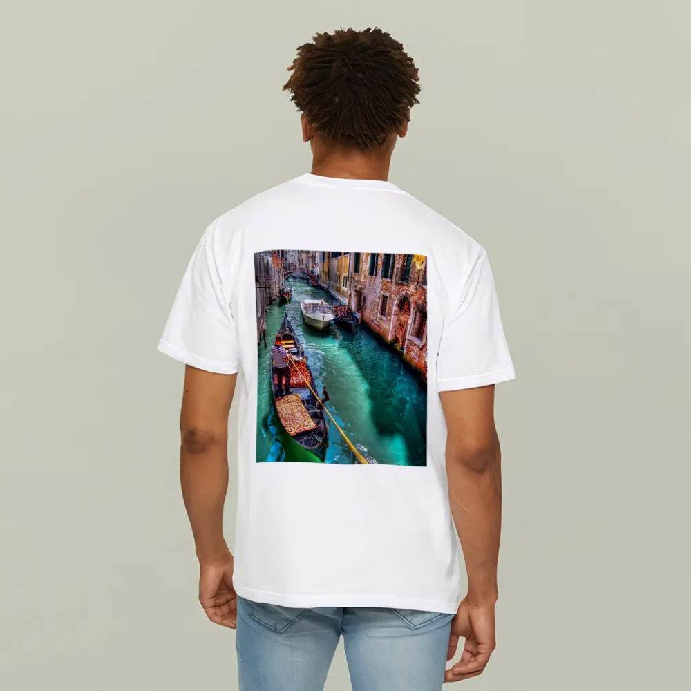 Venice Canal Gondola Italy Turquoise Water – T-Shirts