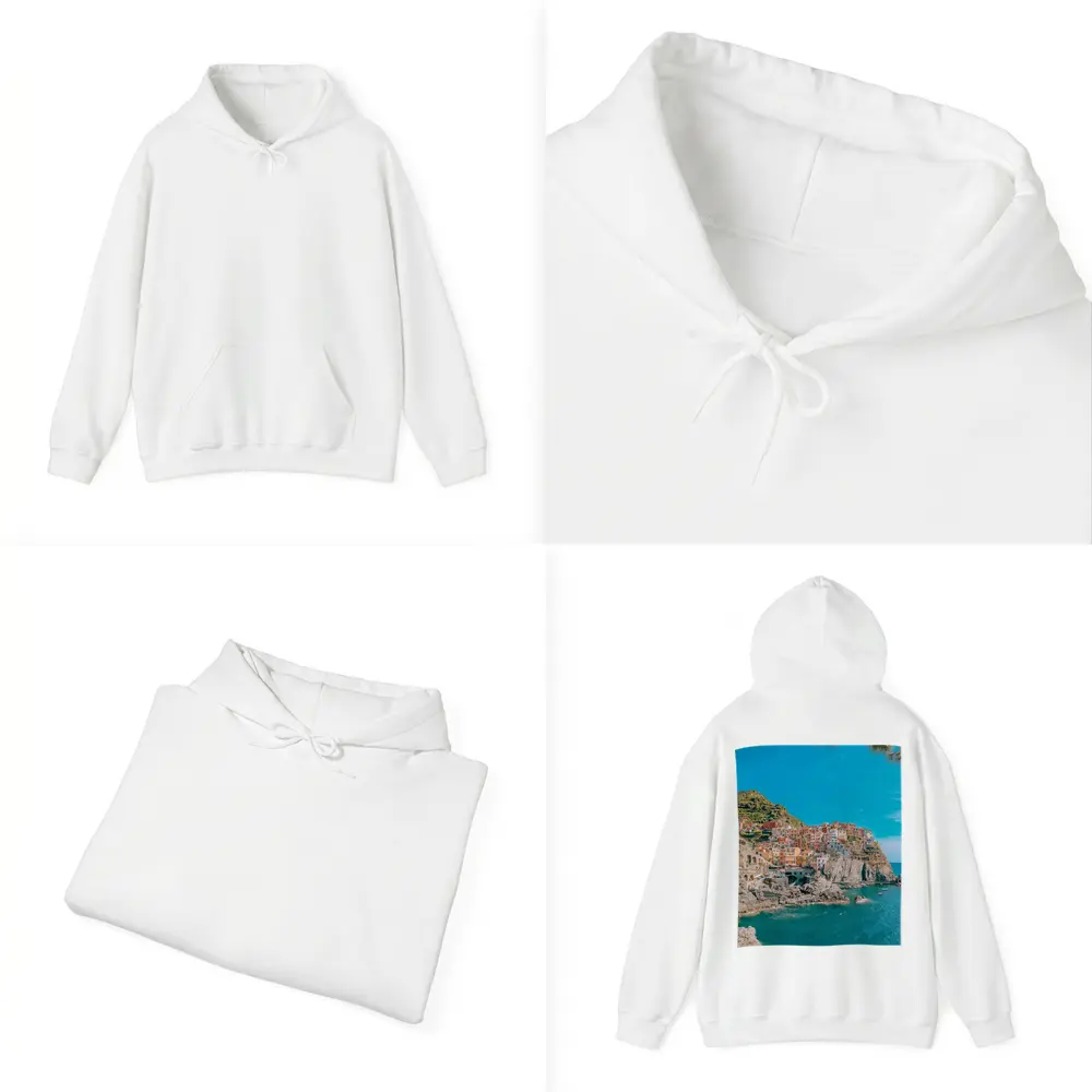 Manarola Cinque Terre Colorful Cliffside Village Italy – Hoodies