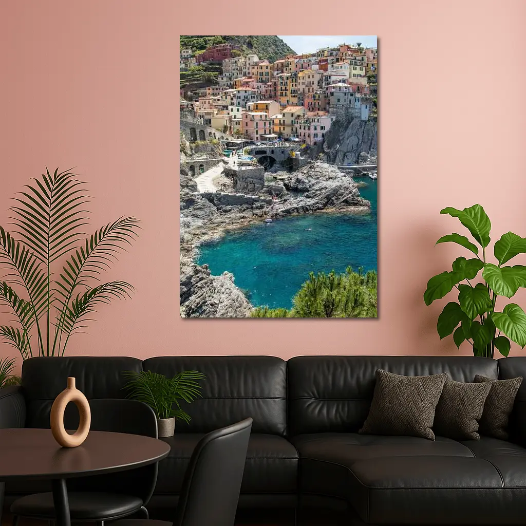 Manarola Cinque Terre Colorful Cliffside Village Italy – Wall Art