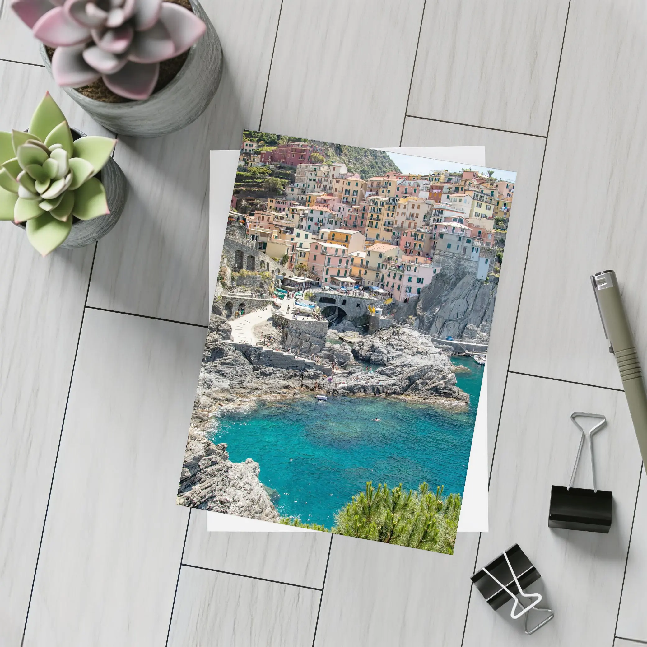 Manarola Cinque Terre Colorful Cliffside Village Italy – Postcards