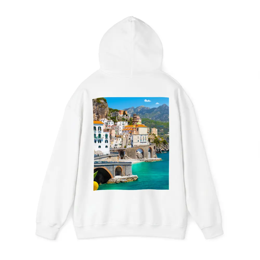 Amalfi Coast Cliffside Village Lemon Trees – Hoodies