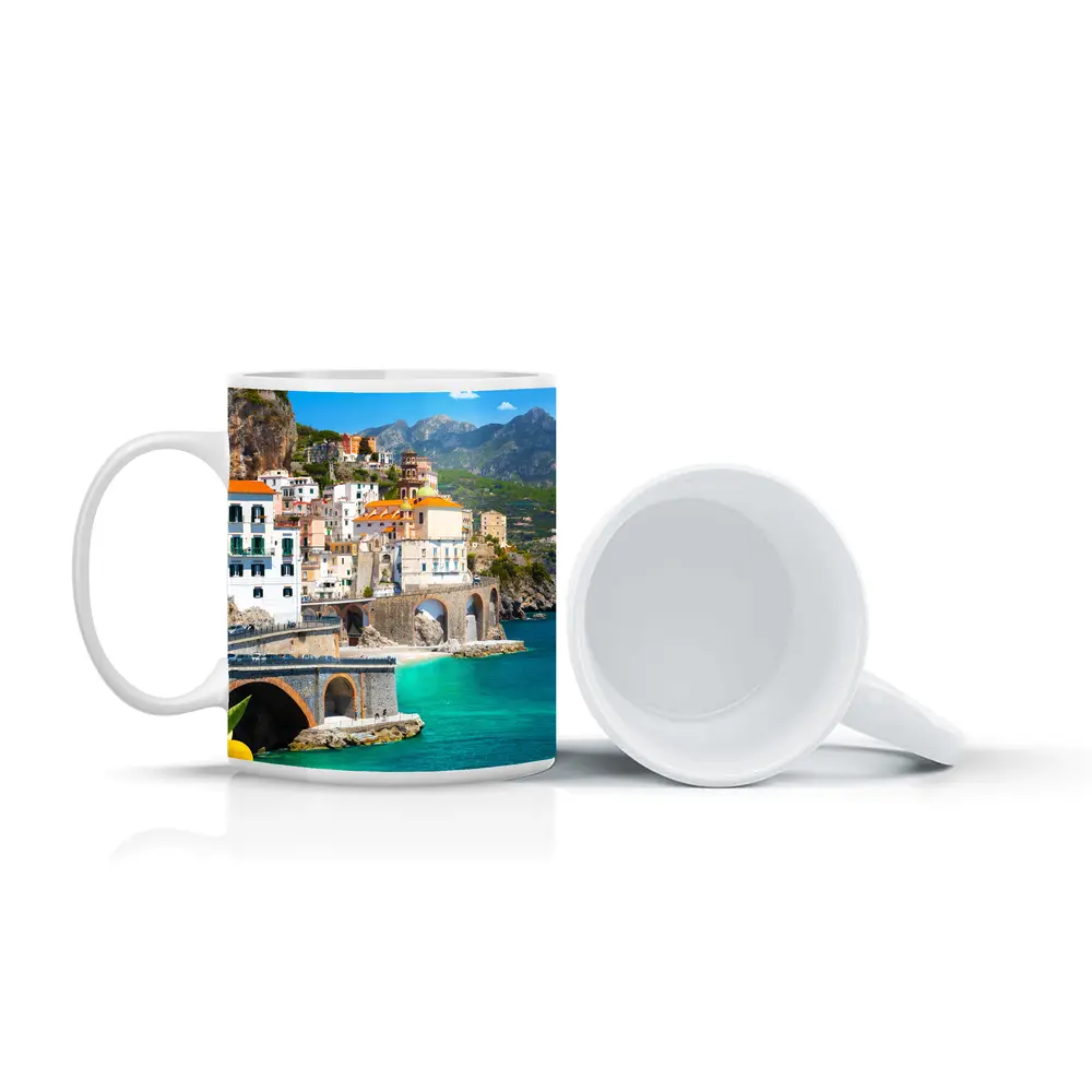 Amalfi Coast Cliffside Village Lemon Trees – Mugs