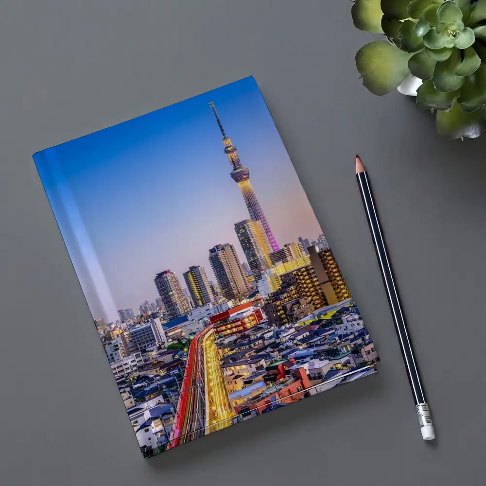 Tokyo Skytree Tower City Skyline Dusk – Notebooks