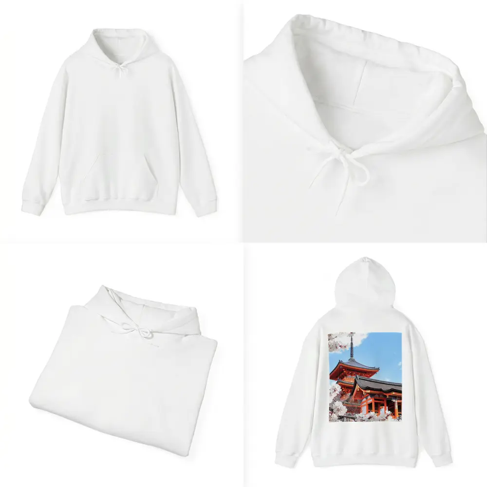 Kiyomizu Temple Cherry Blossoms Kyoto Japan – Hoodies
