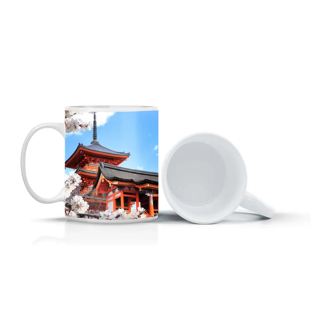 Kiyomizu Temple Cherry Blossoms Kyoto Japan – Mugs
