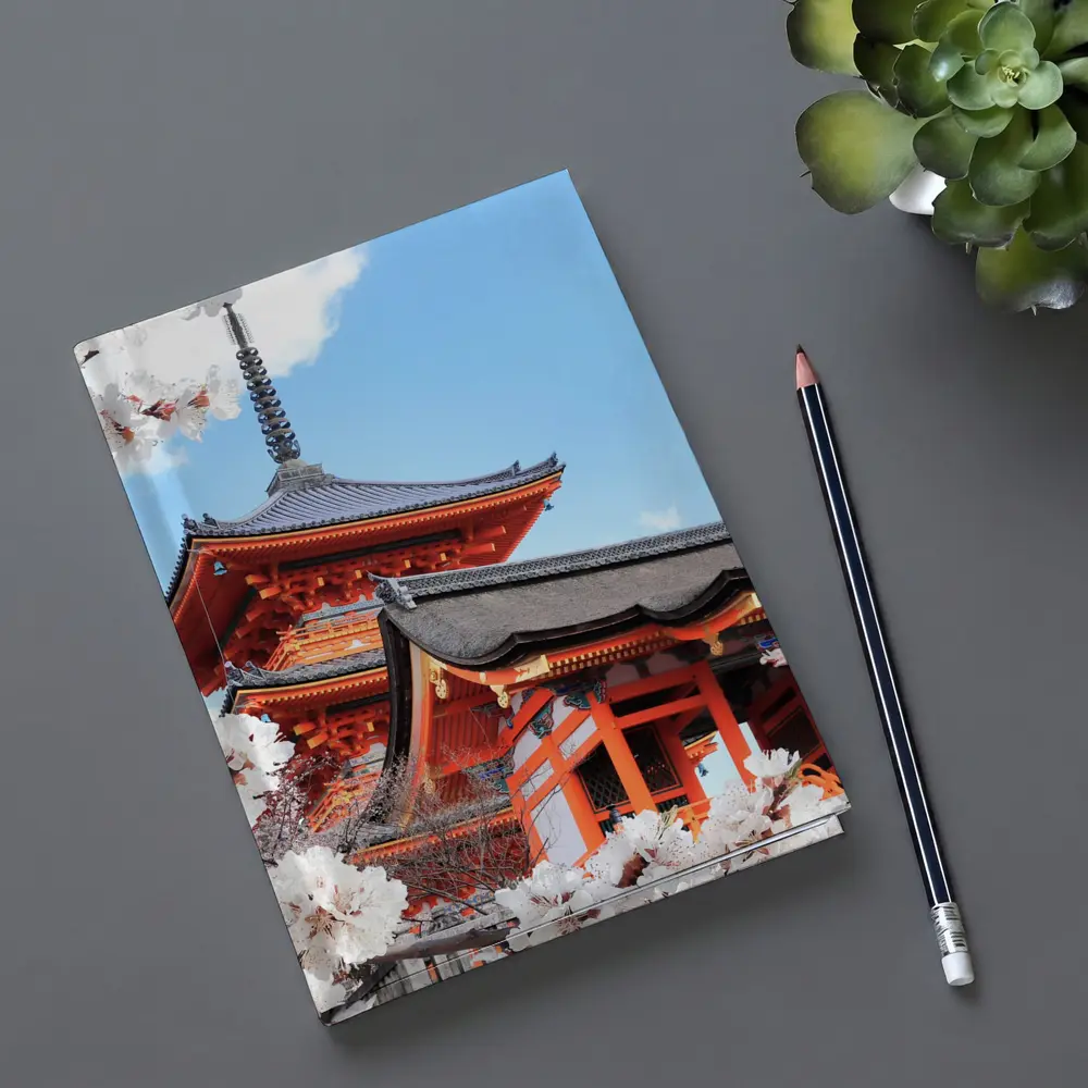 Kiyomizu Temple Cherry Blossoms Kyoto Japan – Notebooks