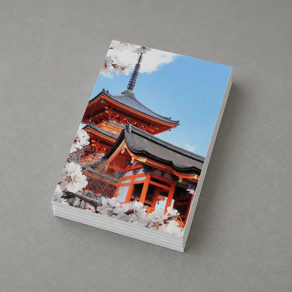Kiyomizu Temple Cherry Blossoms Kyoto Japan – Postcards