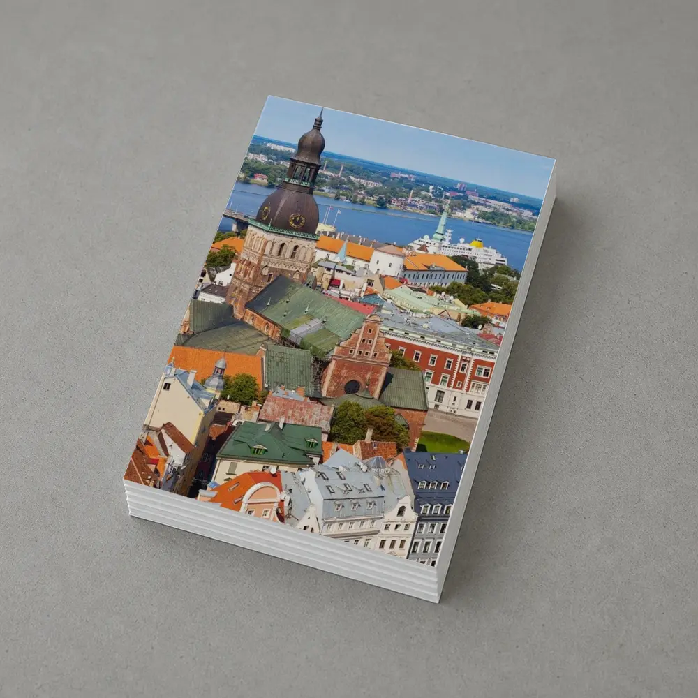 Riga Old Town Cathedral River View – Postcards