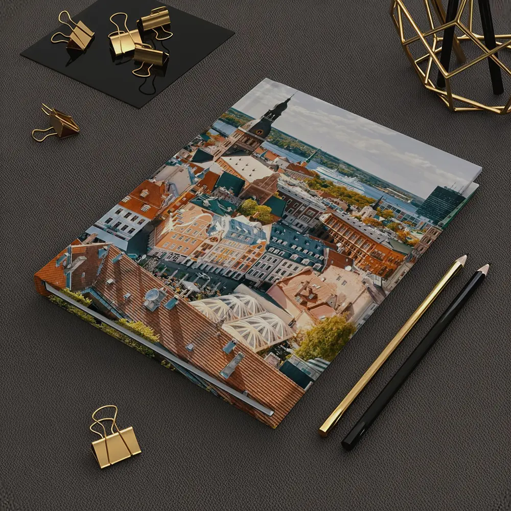Riga Old Town Aerial View Latvia – Notebooks