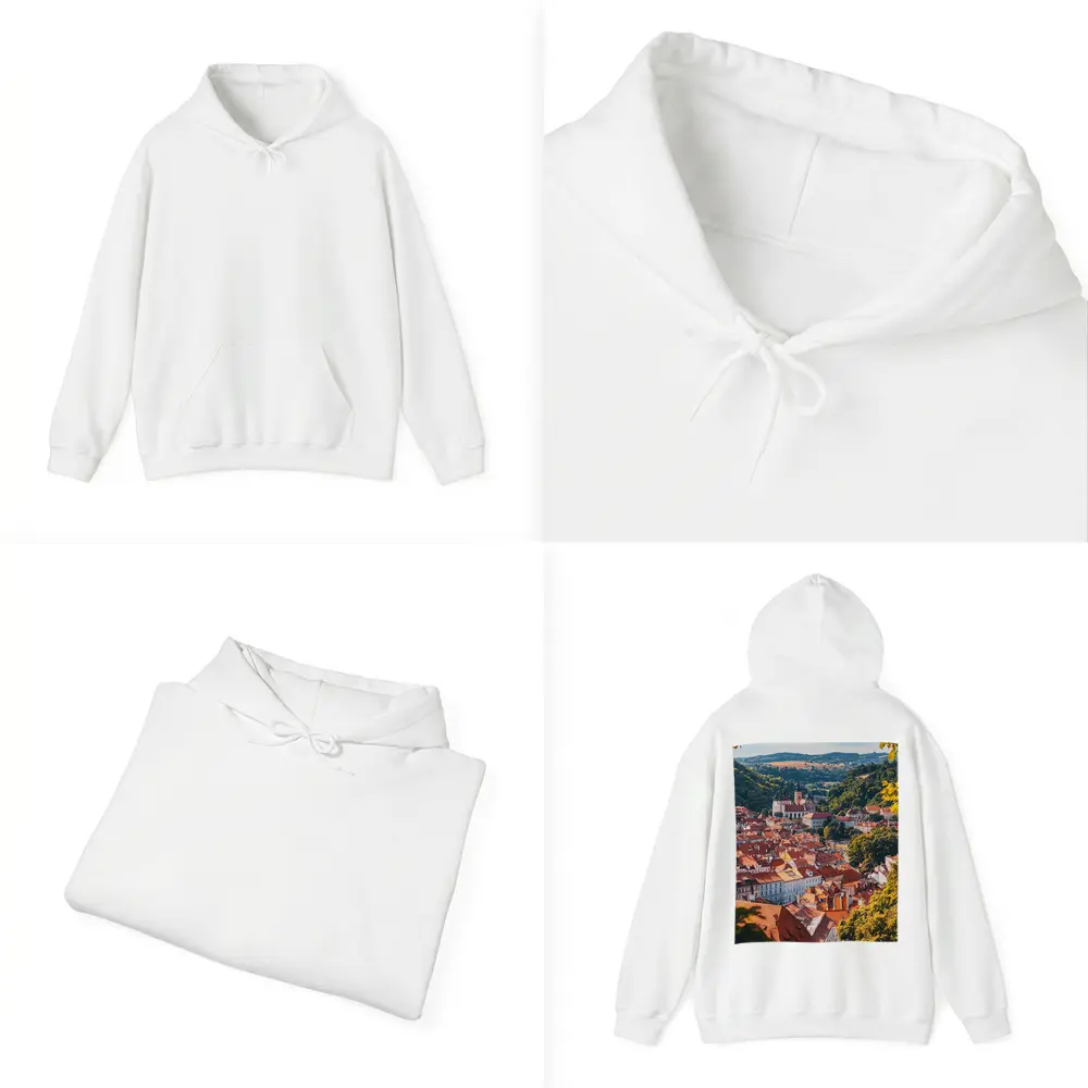 Prague Czech Republic Old Town Rooftops View – Hoodies