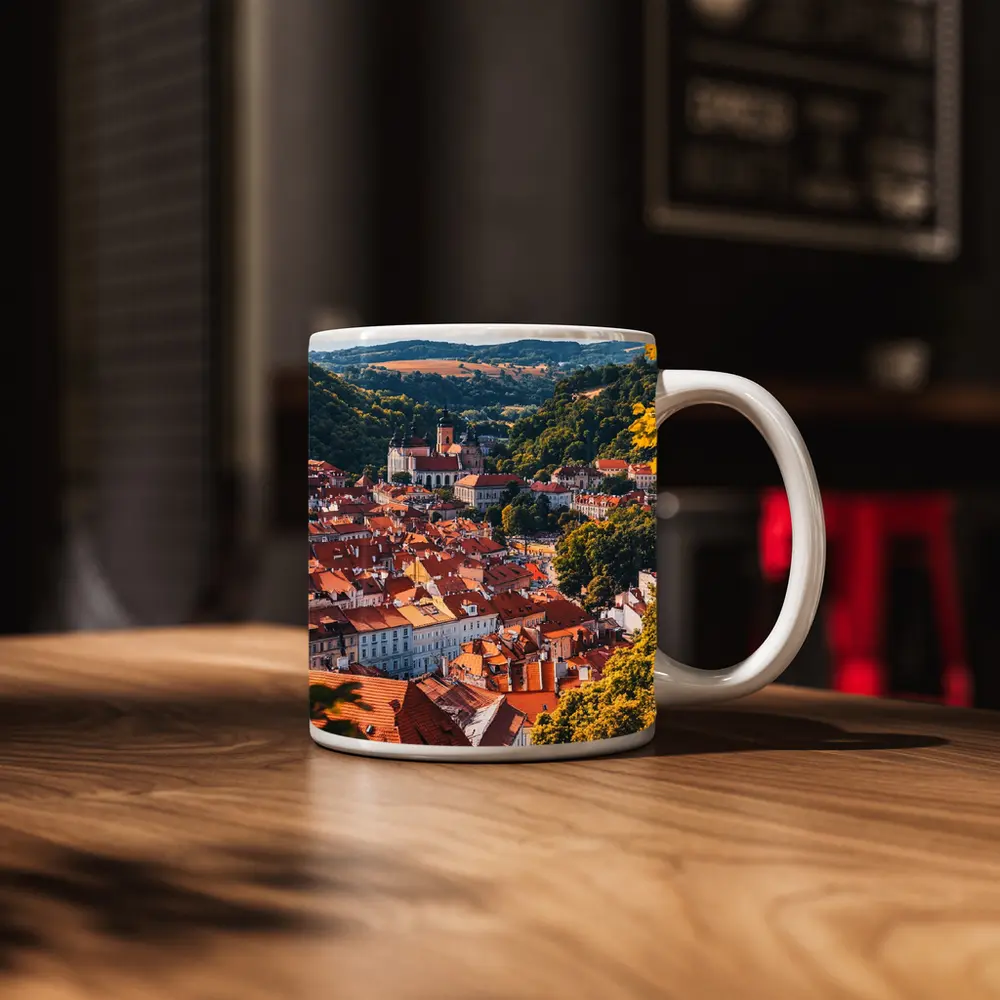 Prague Czech Republic Old Town Rooftops View – Mugs