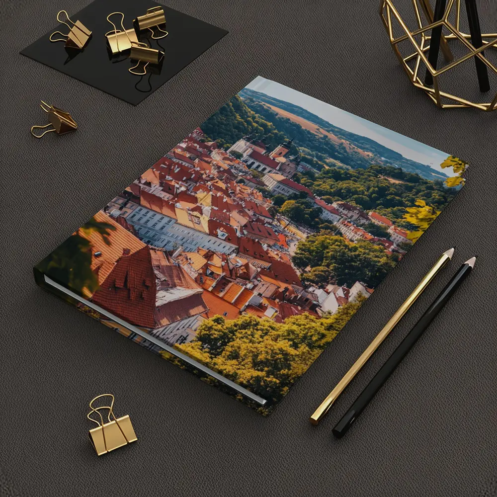 Prague Czech Republic Old Town Rooftops View – Notebooks