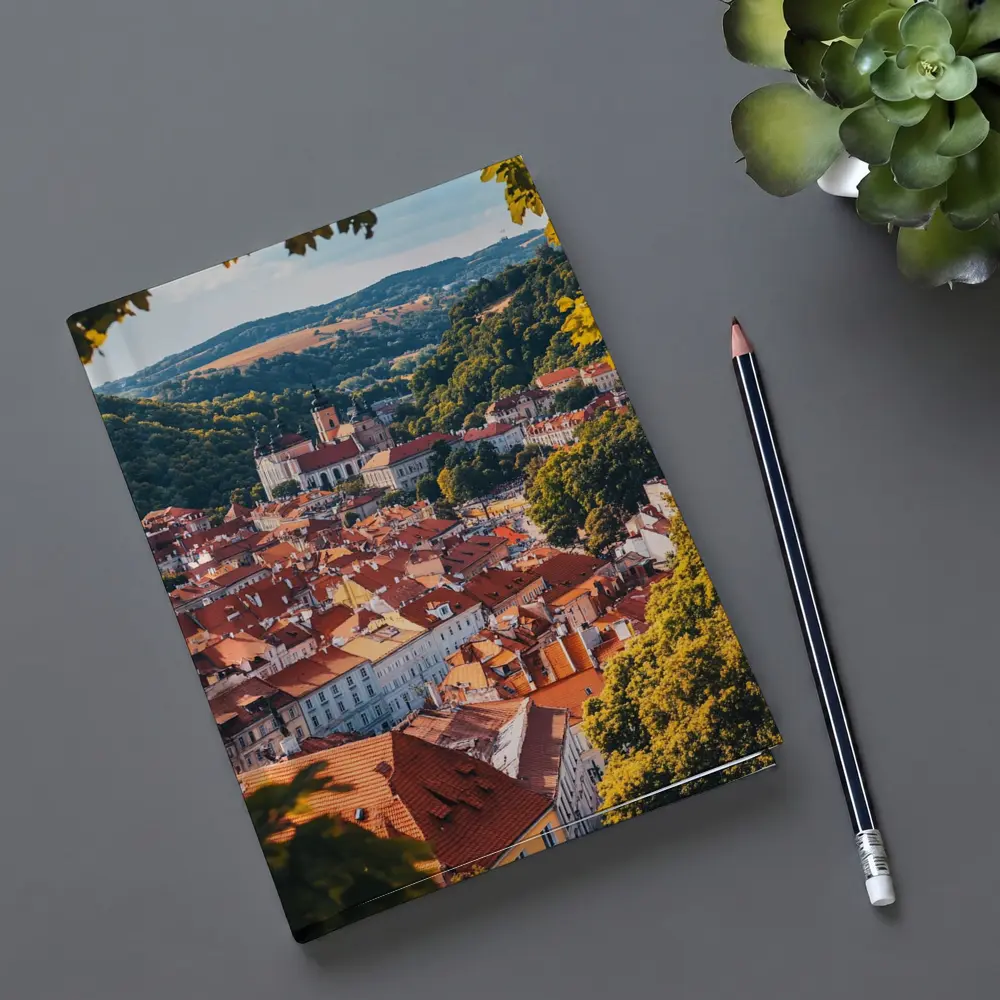 Prague Czech Republic Old Town Rooftops View – Notebooks