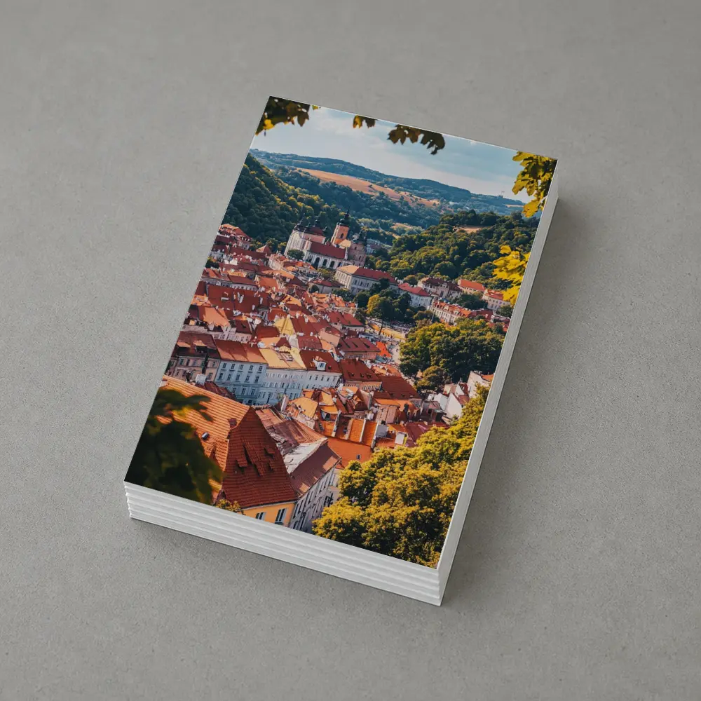 Prague Czech Republic Old Town Rooftops View – Postcards