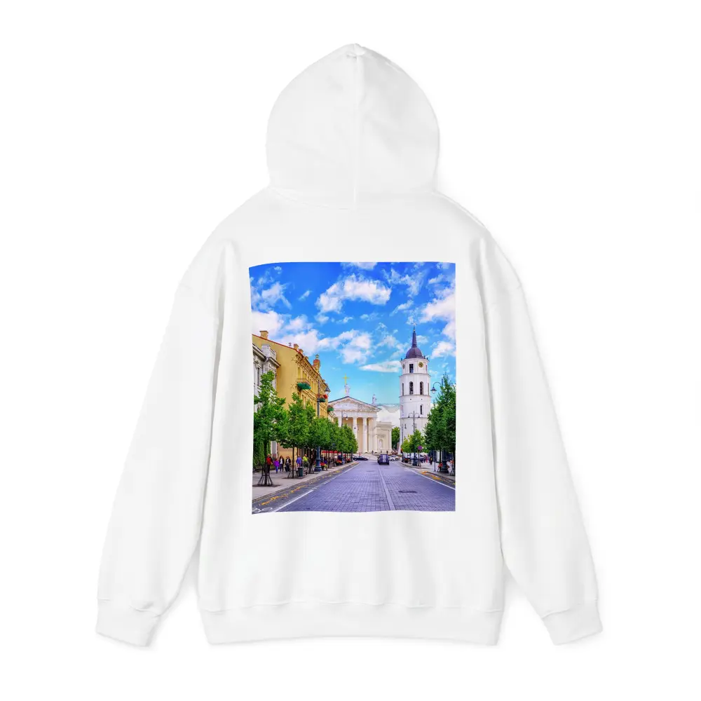 Vilnius Cathedral Bell Tower Old Town Street – Hoodies