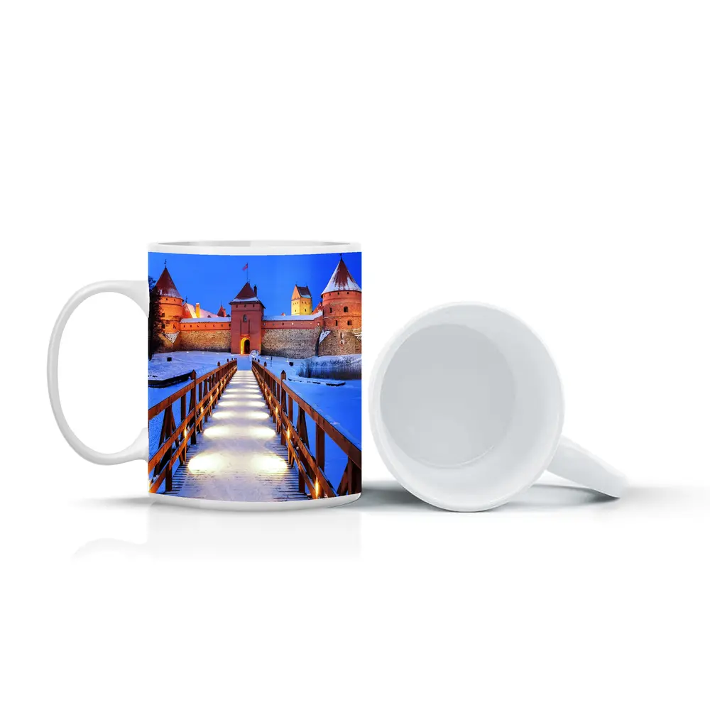 Trakai Island Castle Snow Winter Night – Mugs