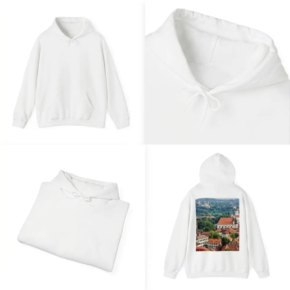 Vilnius Old Town Aerial View Lithuania – Hoodies