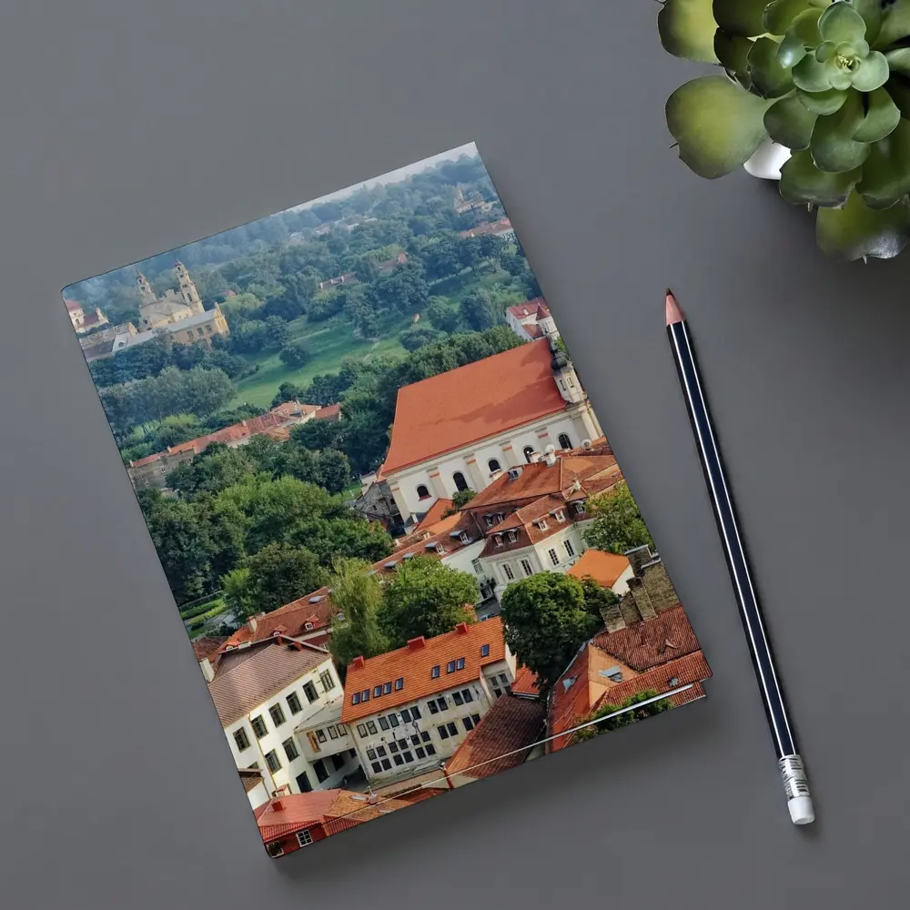 Vilnius Old Town Aerial View Lithuania – Notebooks