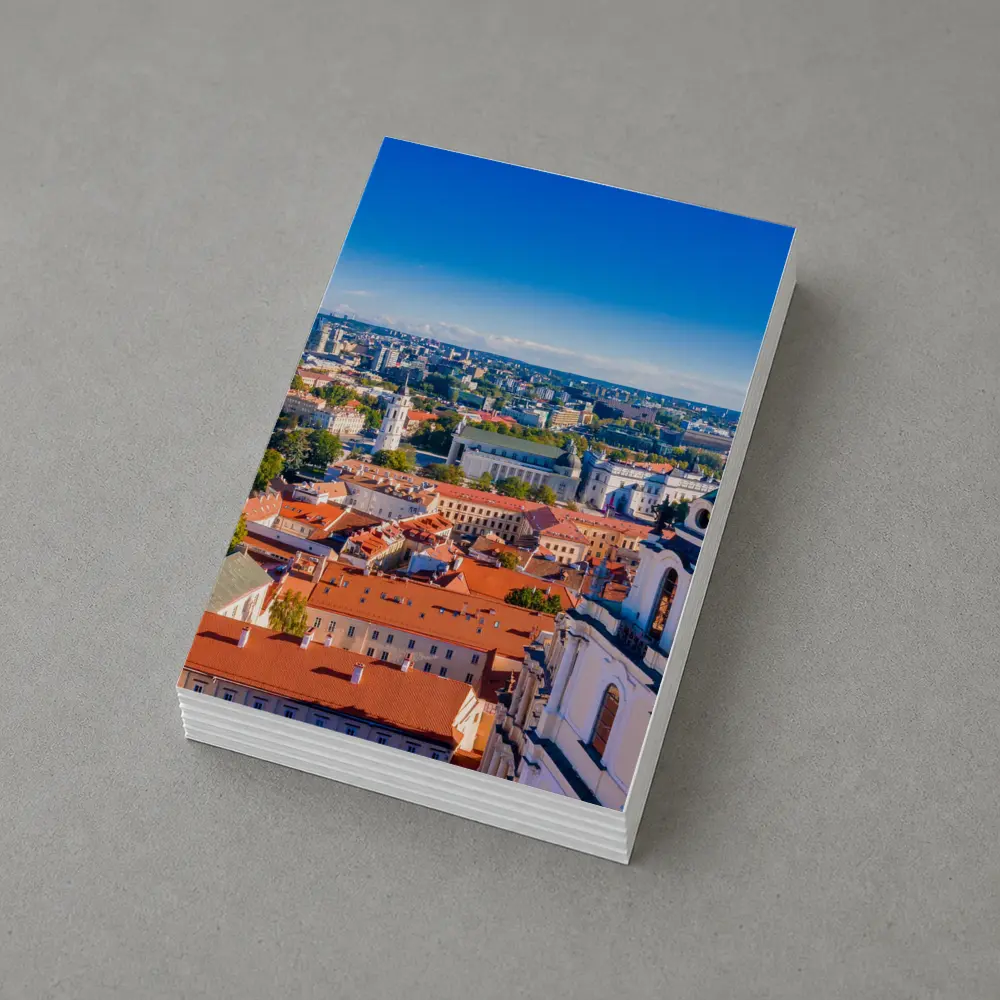 Vilnius Old Town Aerial City View – Postcards