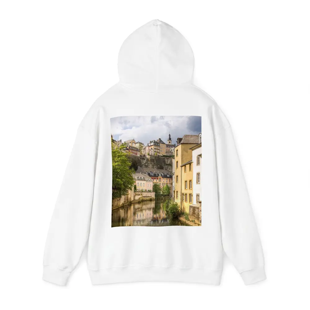 Luxembourg City Old Town River View – Hoodies