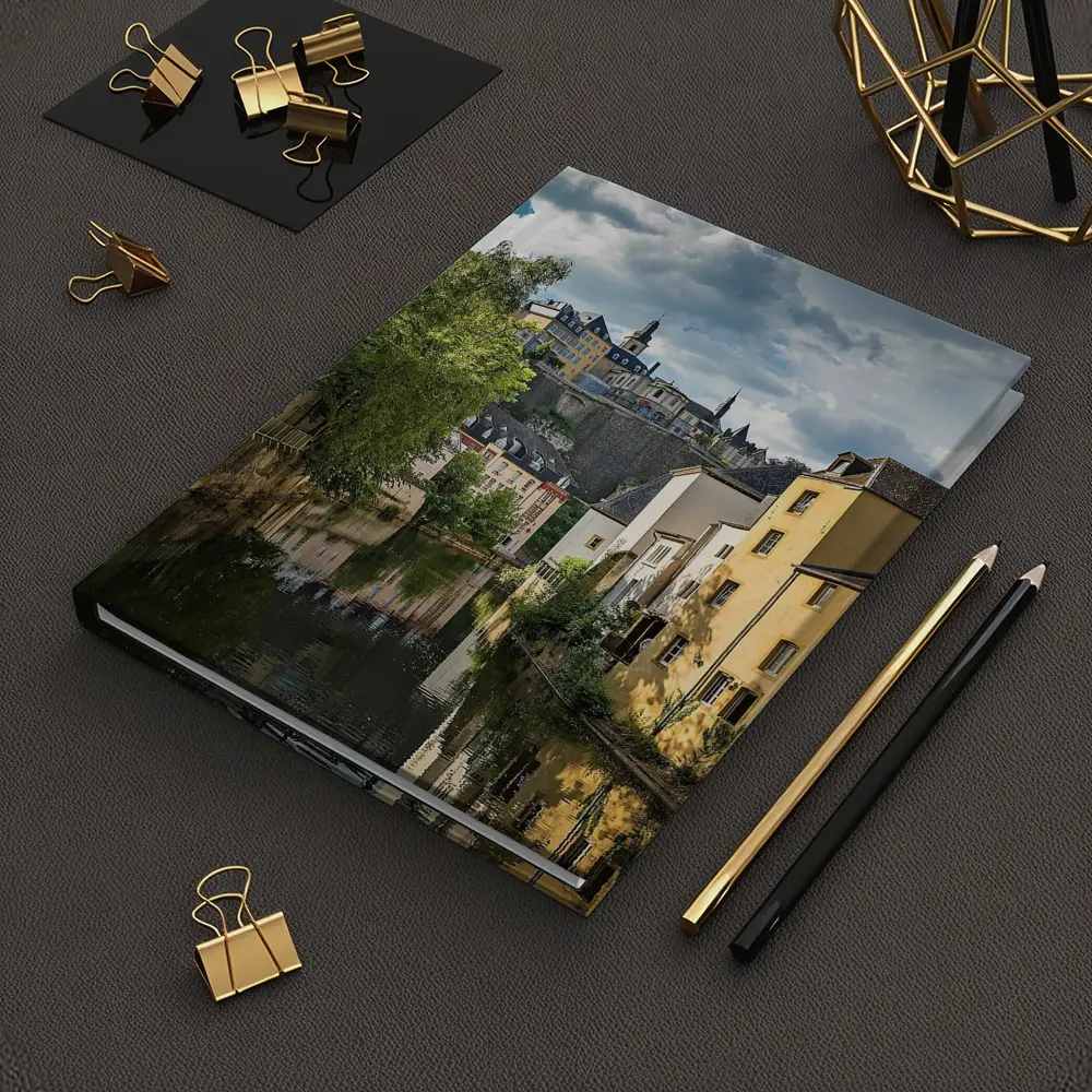 Luxembourg City Canal Old Town View – Notebooks