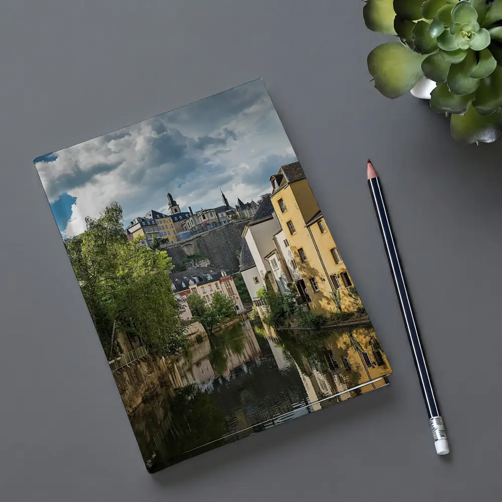 Luxembourg City Canal Old Town View – Notebooks