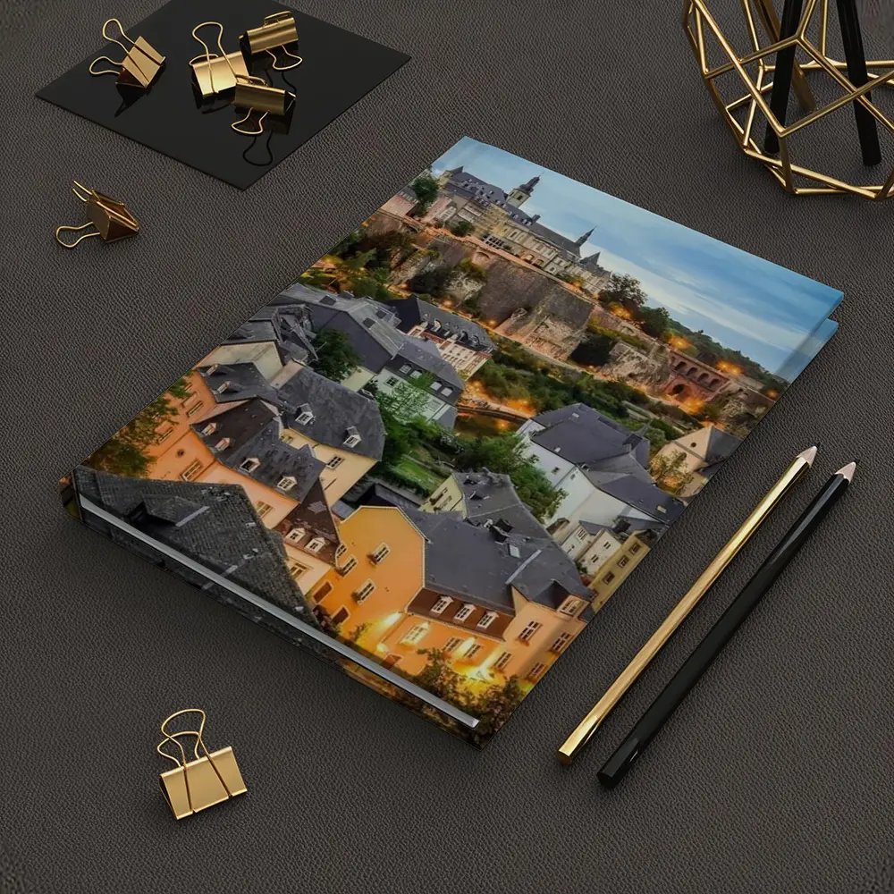 Luxembourg City Old Town Evening Cityscape – Notebooks