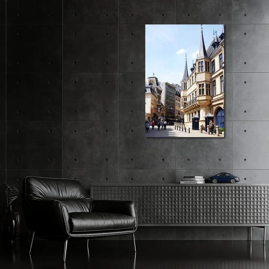 Grand Ducal Palace Luxembourg City Street – Wall Art