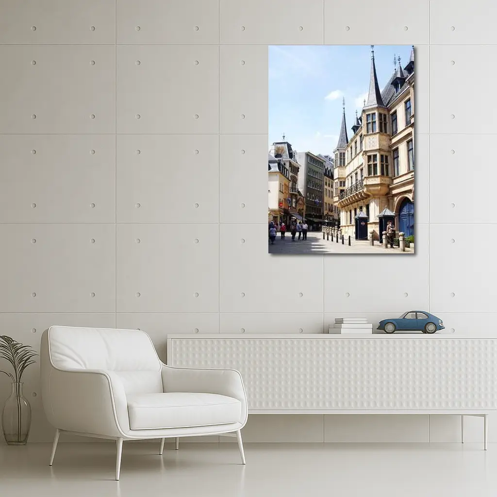 Grand Ducal Palace Luxembourg City Street – Wall Art