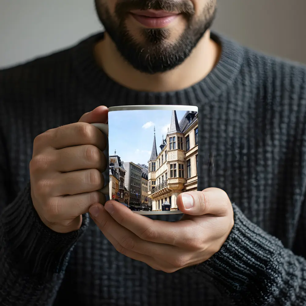 Grand Ducal Palace Luxembourg City Street – Mugs