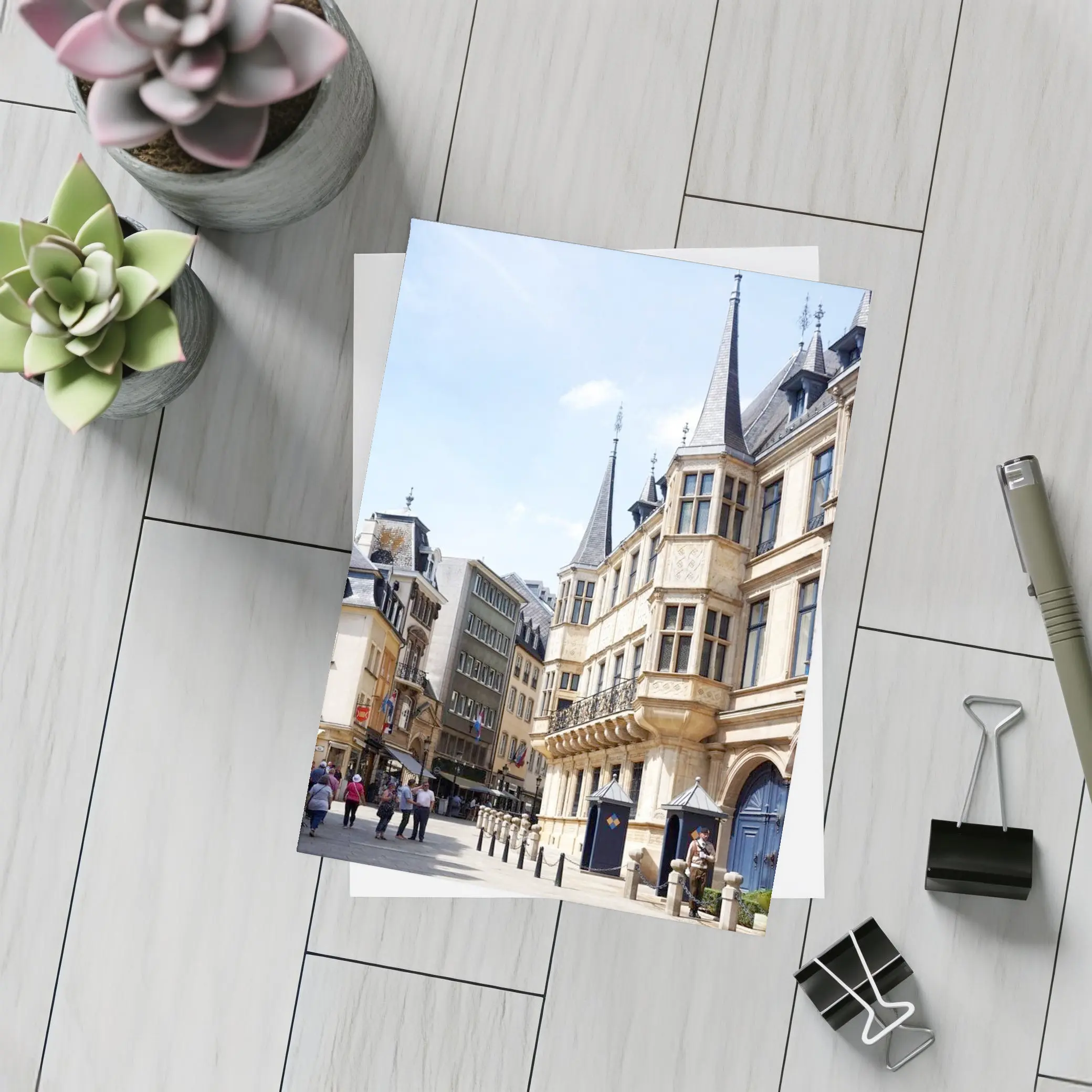 Grand Ducal Palace Luxembourg City Street – Postcards